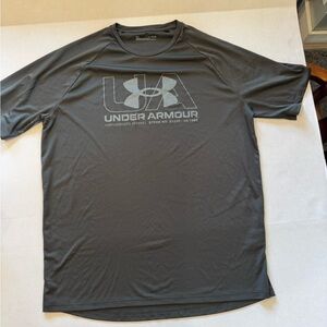 Under Armour Men's Dark Gray Short Sleeve Tee